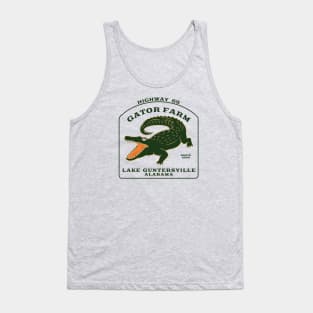 Highway 69 Lake Guntersville Gator Farm Tank Top